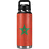 Morocco Flag Distressed YETI Rambler 36oz Bottle Skin